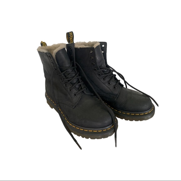 Dr. Martens Shoes - Doc Marten's - Women's Faux Fur Lined Lace Up